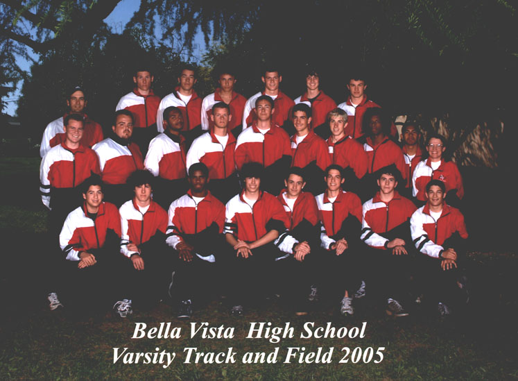 2005 Bella Vista Track and Field Varsity Boys Team Photo